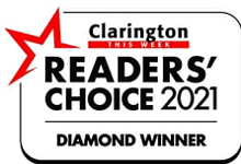 Clarington Readers' Choice 2021 — Diamond Winner