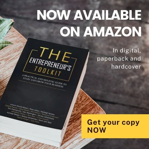The Entrepreneur's Toolkit, co-authored by Jonathan Pollock — Now Available on Amazon in digital, paperback and hardcover